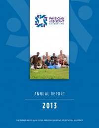 2013 PAF Annual Report Cover