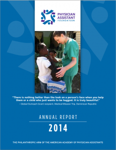 2014 PAF Annual Report Cover